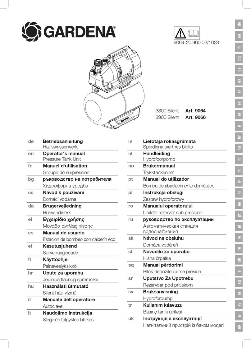 Gardena 3800 Silent User manual