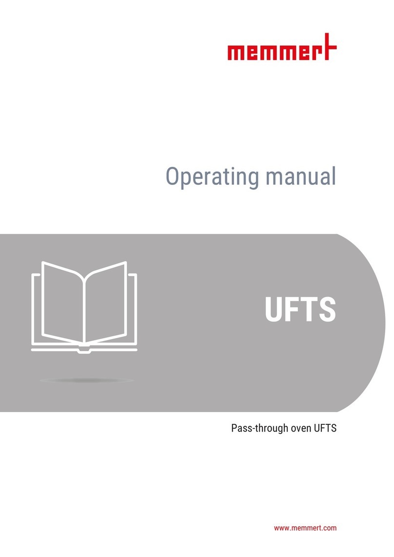 Memmert UFTS User manual