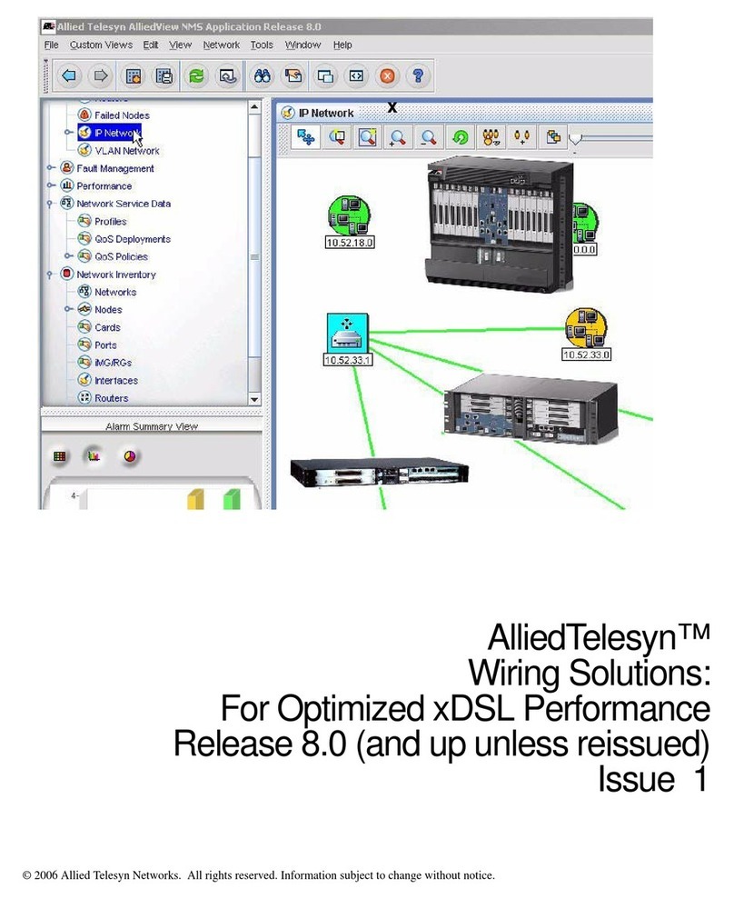 Allied Telesis ADSL8S User manual