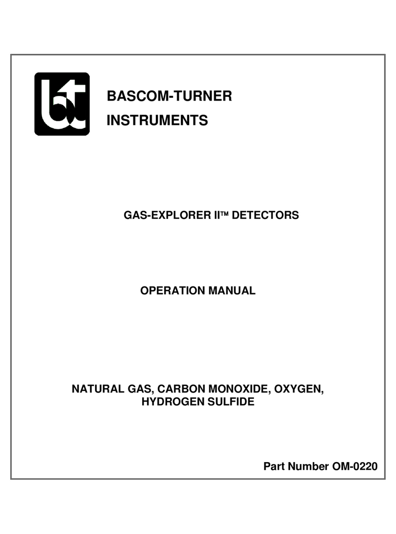 Bascom_turner GAS-EXPLORER II EGI-201 Operation manual