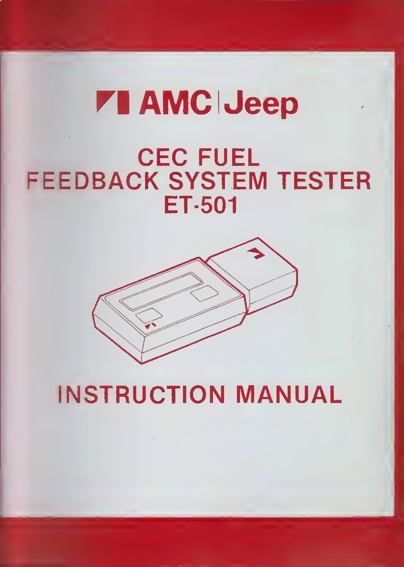 AMC Jeep ET-501 User manual