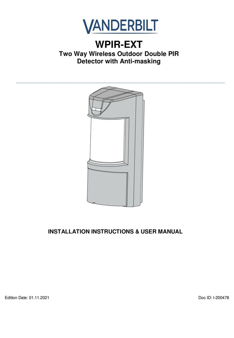 Vanderbilt WPIR-EXT Manual