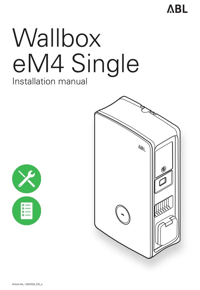 ABL Wallbox eM4 Single User manual