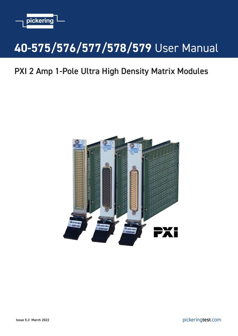 Pickering 40-575 user manual