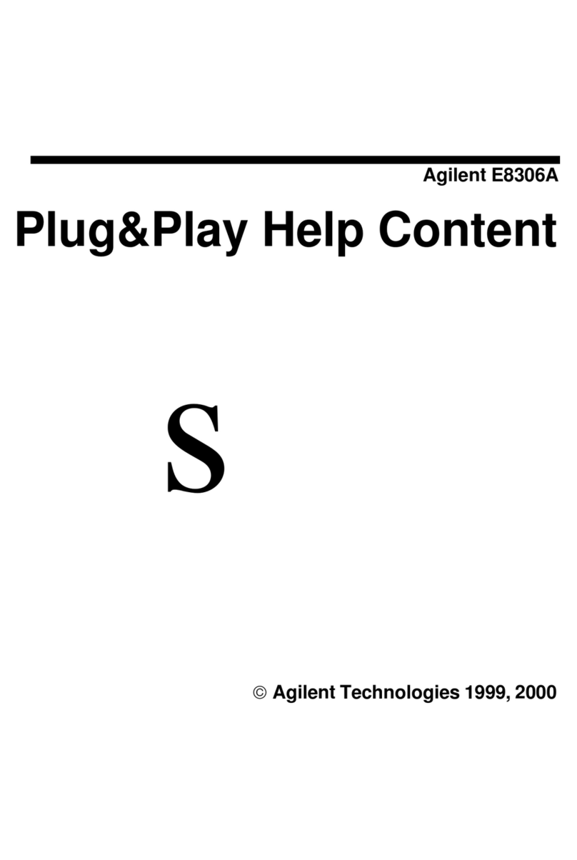 Agilent Technologies E8306A User manual