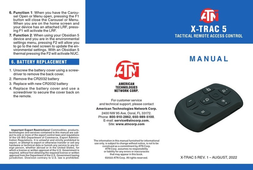 ATN X-TRAC 5 manual