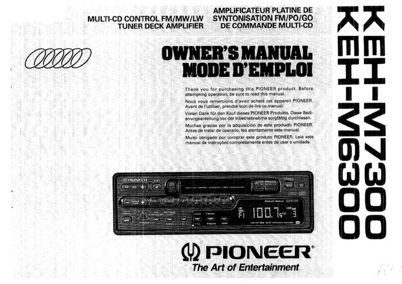 Pioneer KEH-M7300 User manual
