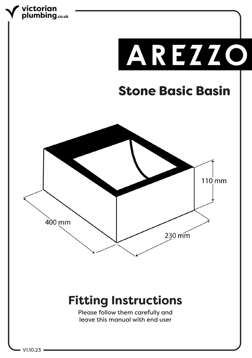 Victorian Plumbing AREZZO AZ4NC01 Fitting instructions