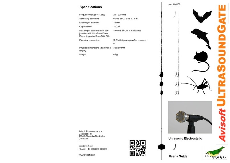 Avisoft ULTRASOUND GATE user guide