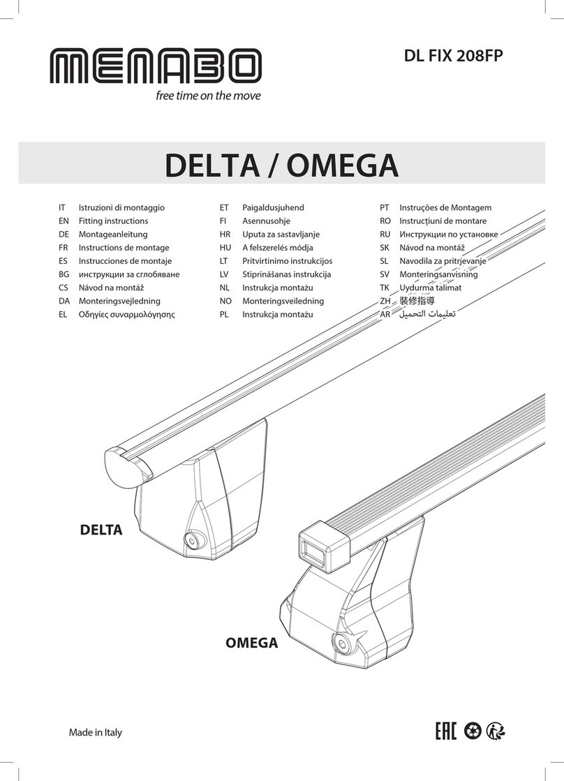 Menabo DELTA DL FIX 208FP User manual