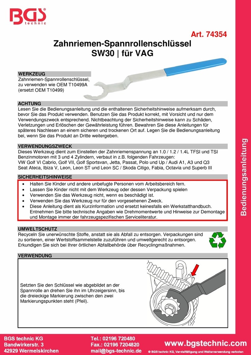 BGS technic 74354 User manual