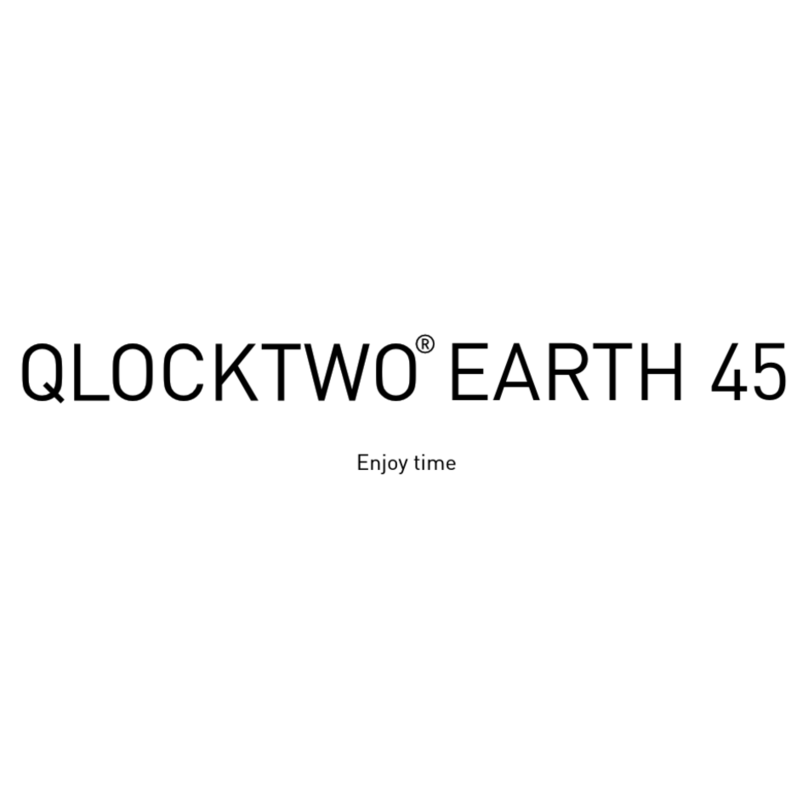 QLOCKTWO EARTH 45 User manual