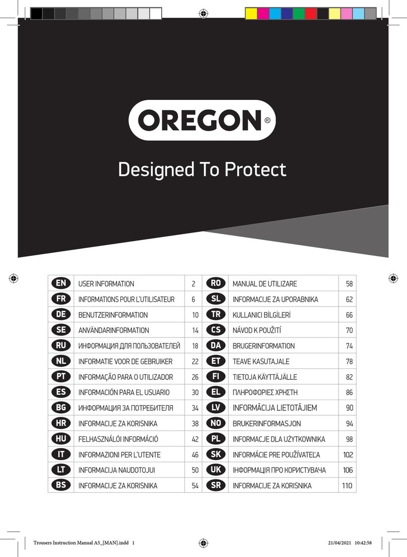 Oregon Yukon 295435 Operation manual