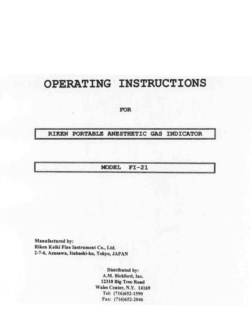 RIKEN FI-21 operating instructions
