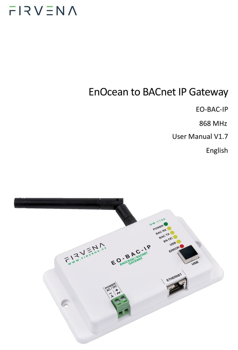 FIRVENA EO-BAC-IP User manual