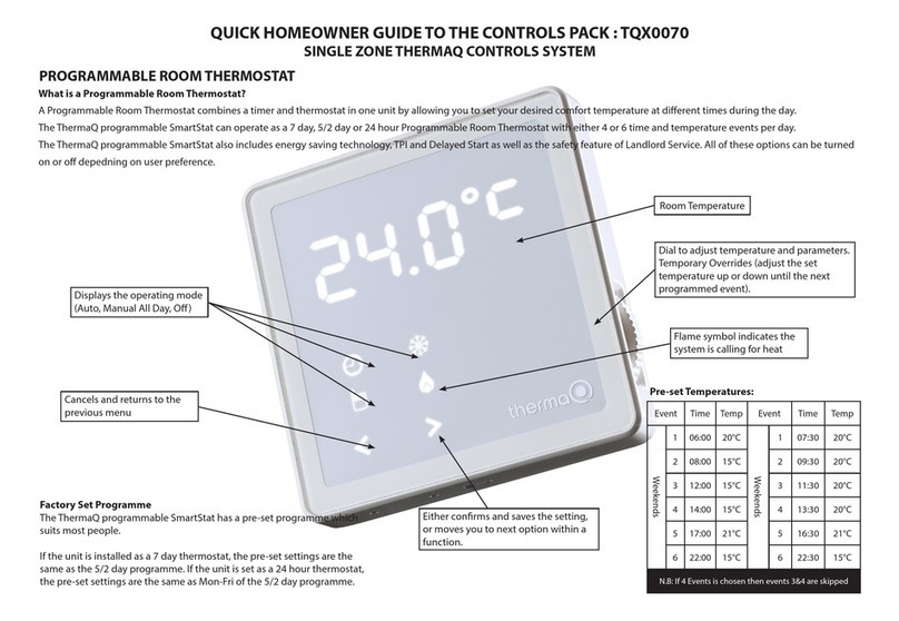 Therma Q TQX0070 Homeowner's guide