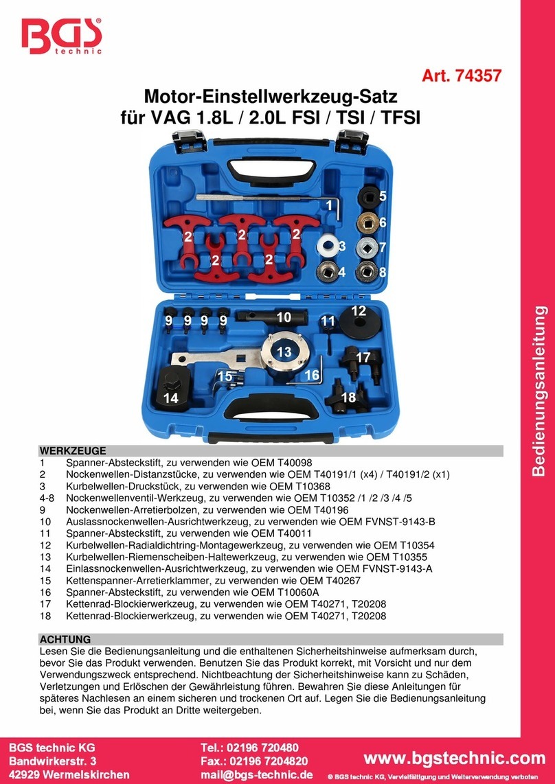 BGS technic 74357 User manual