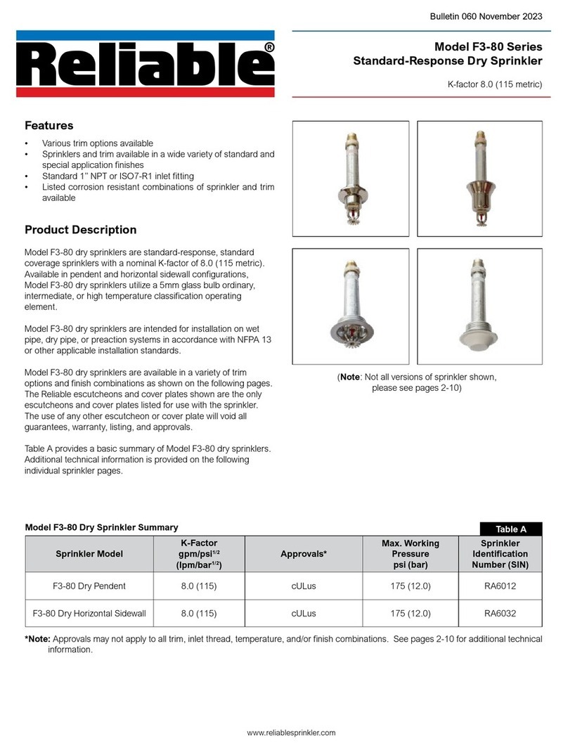Reliable F3-80 Series manual