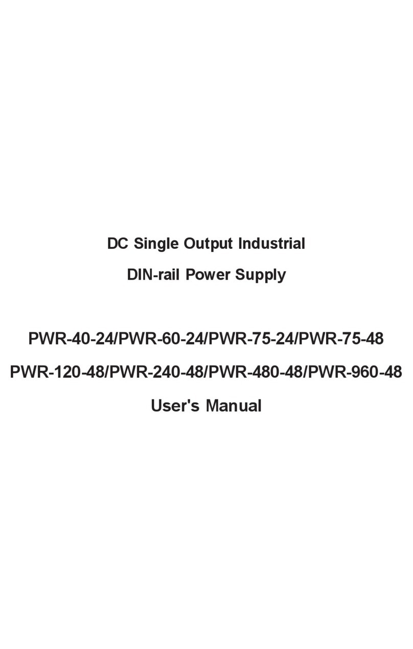 Meanwell PWR-40-24 User manual