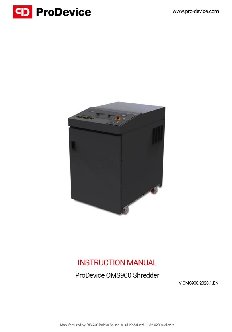 ProDevice OMS900 instruction manual