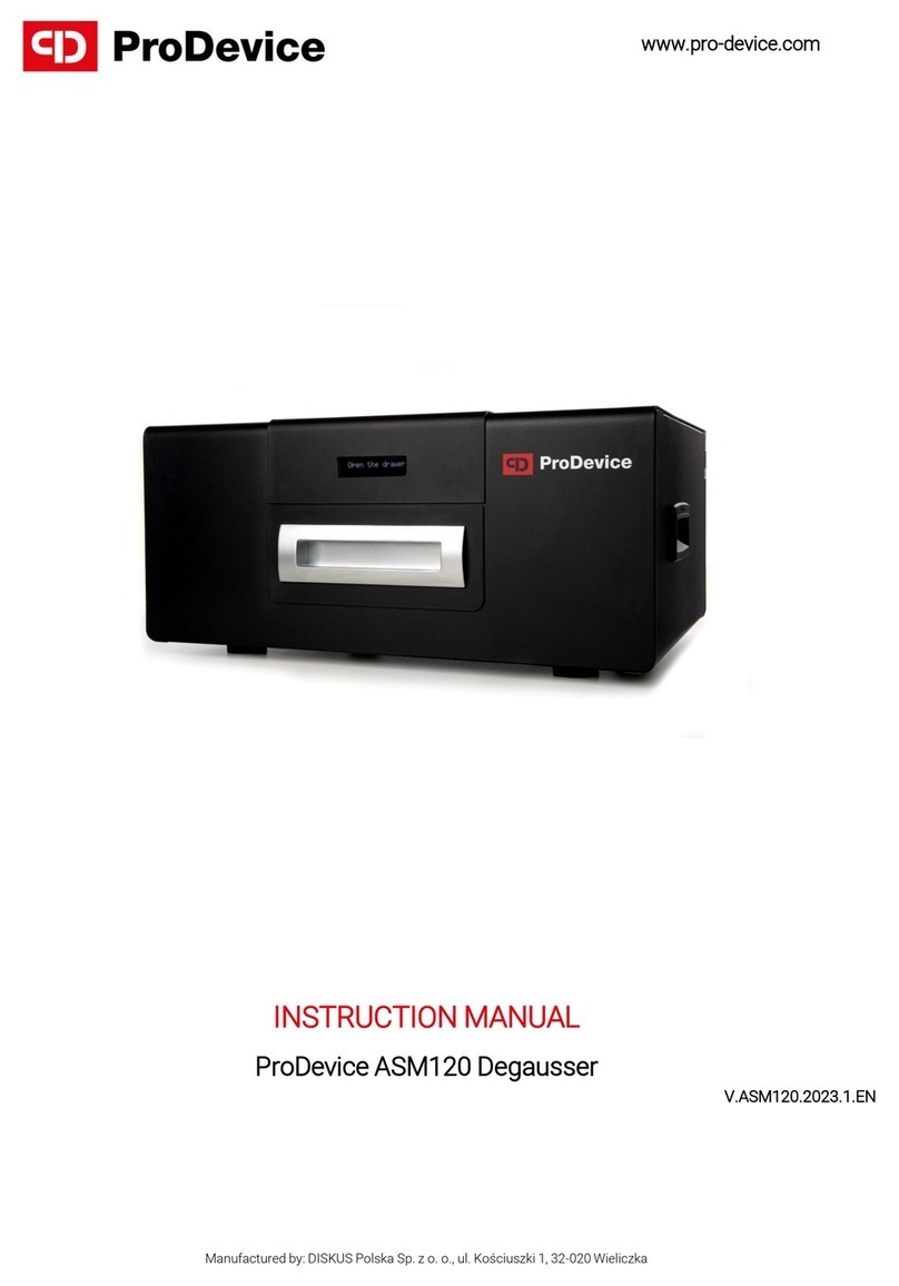ProDevice ASM 120 instruction manual