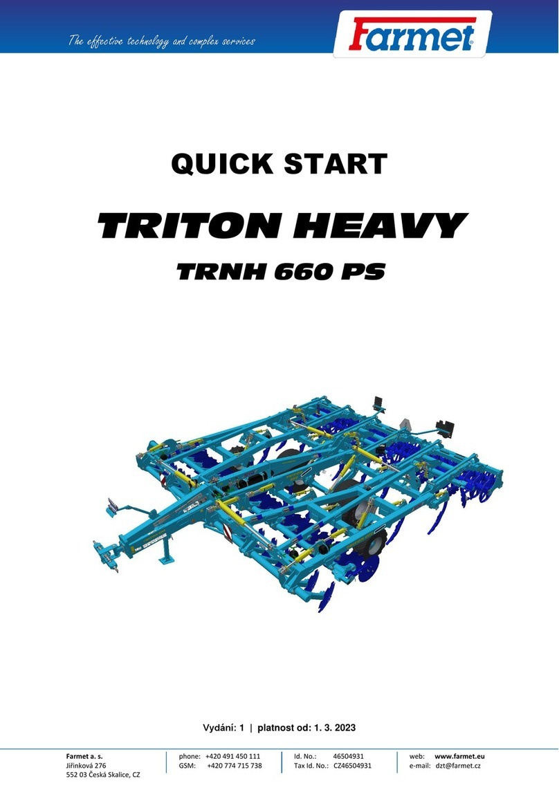 Farmet TRITON HEAVY TRNH 660 PS User manual