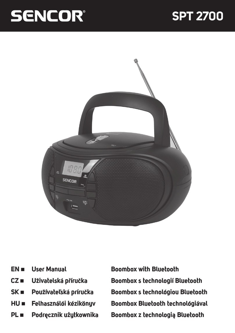 Sencor SPT 2700 user manual