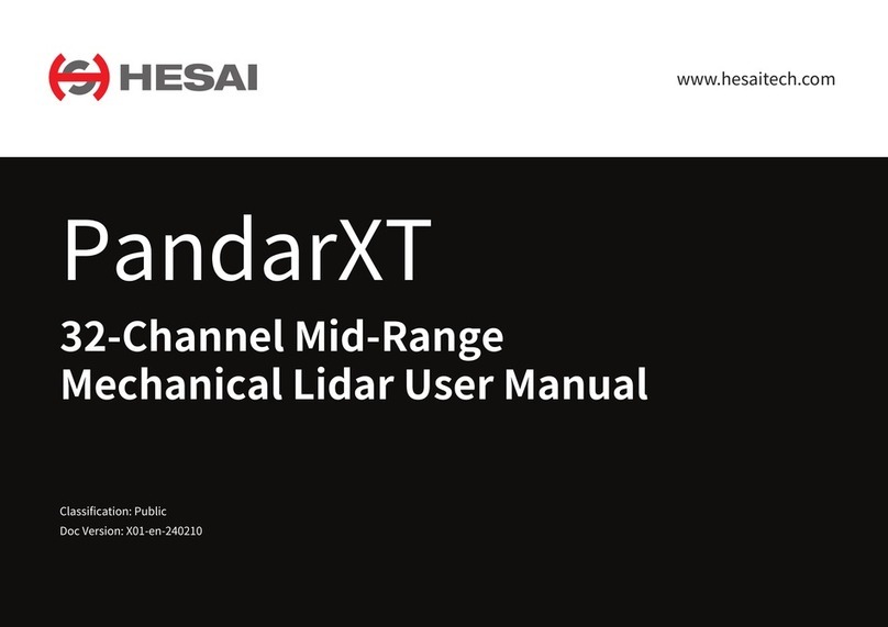 Hesai PandarXT user manual