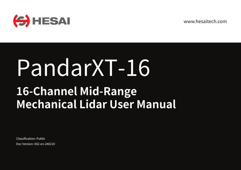 Hesai PandarXT-16 user manual