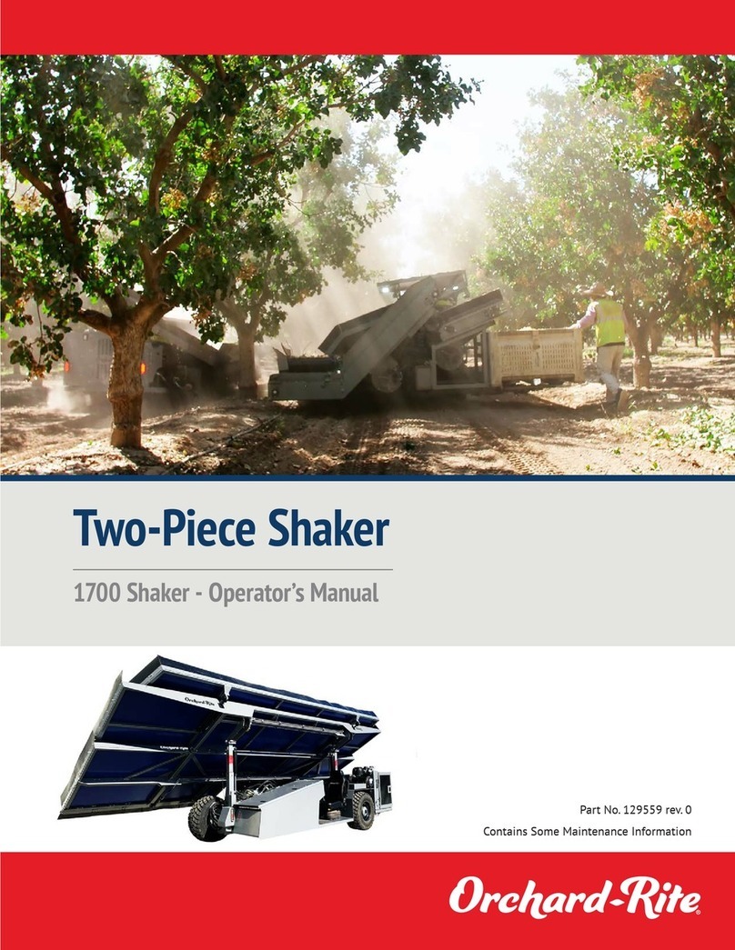 Orchard-Rite 1700 Operator's manual