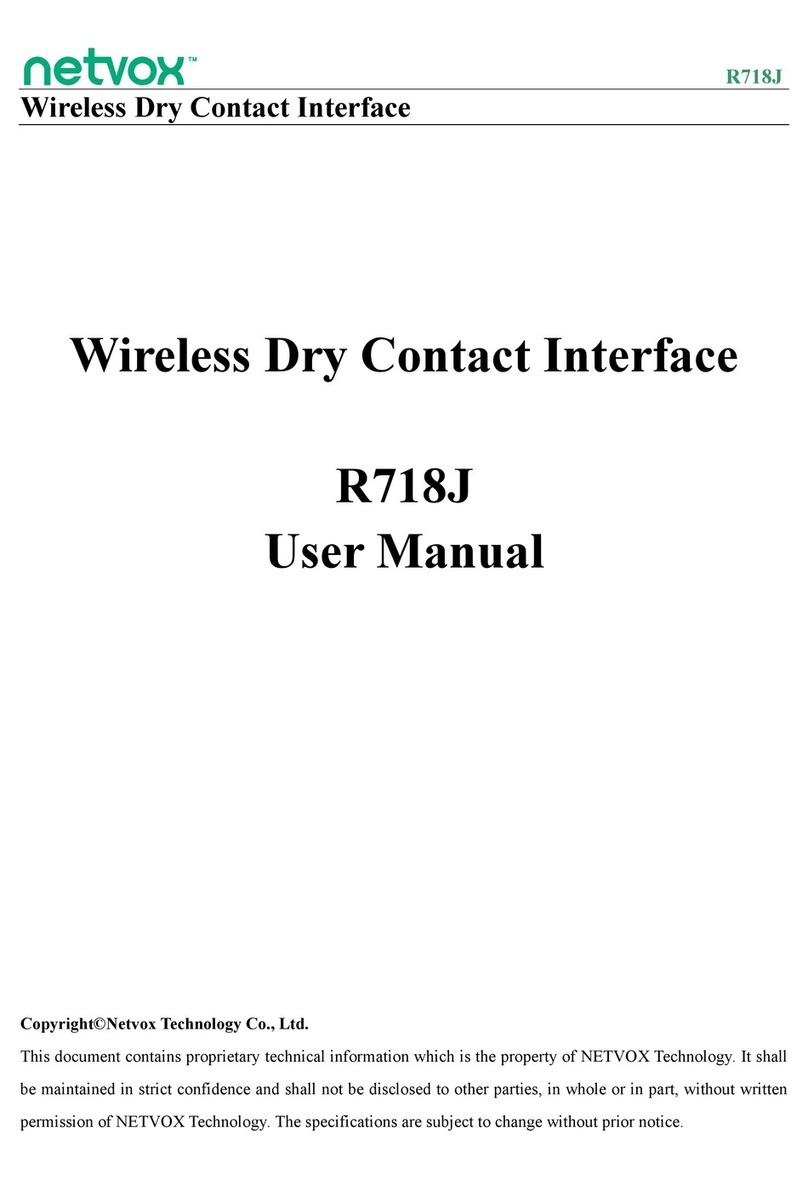 netvox R718J User manual