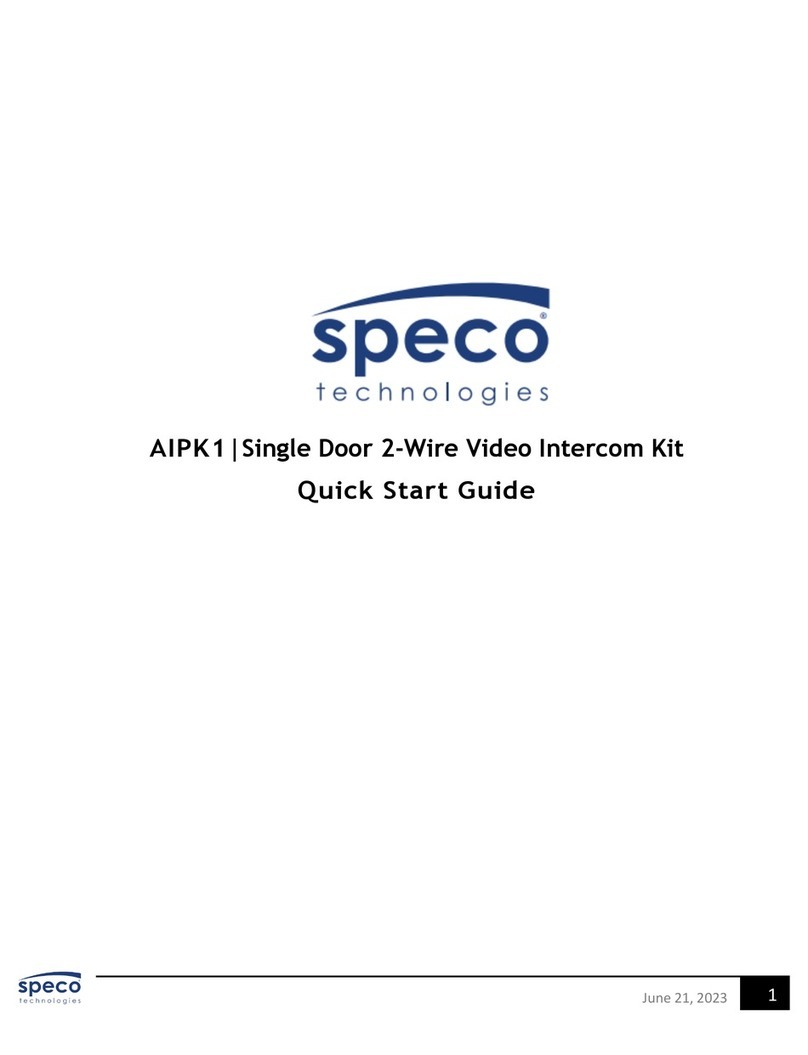 Speco AIPK1 quick start guide
