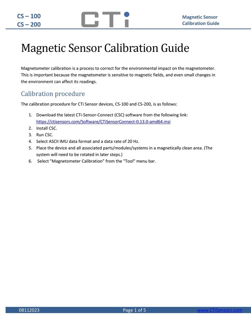 CTI CS-100 Calibration guide