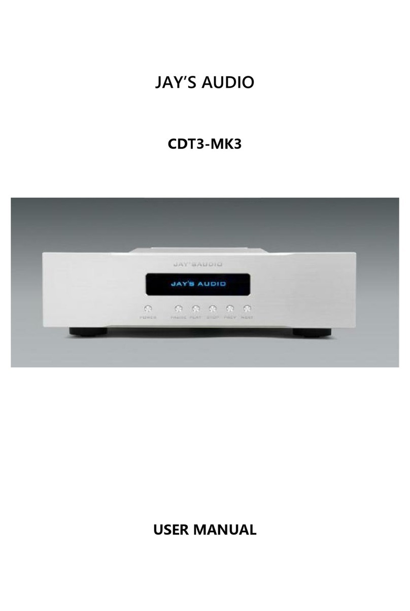 Jay's Audio CDT3-MK3 User manual