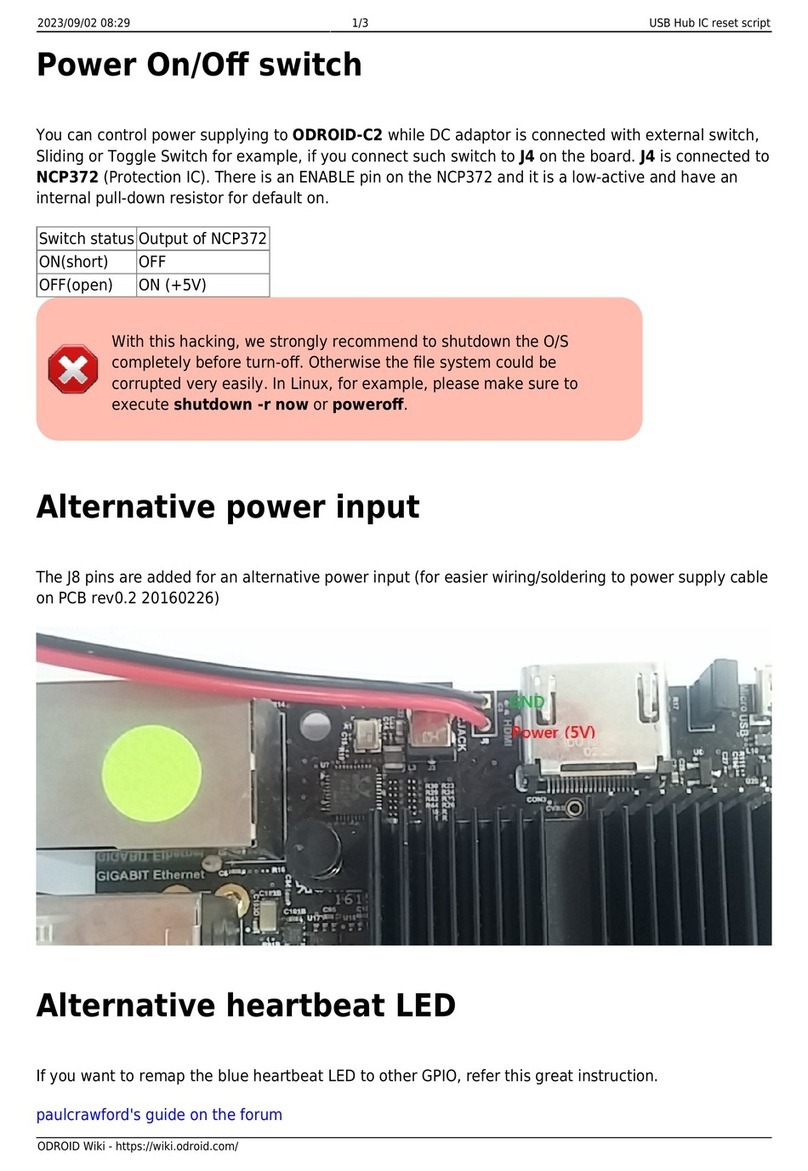 ODROID C2 User manual