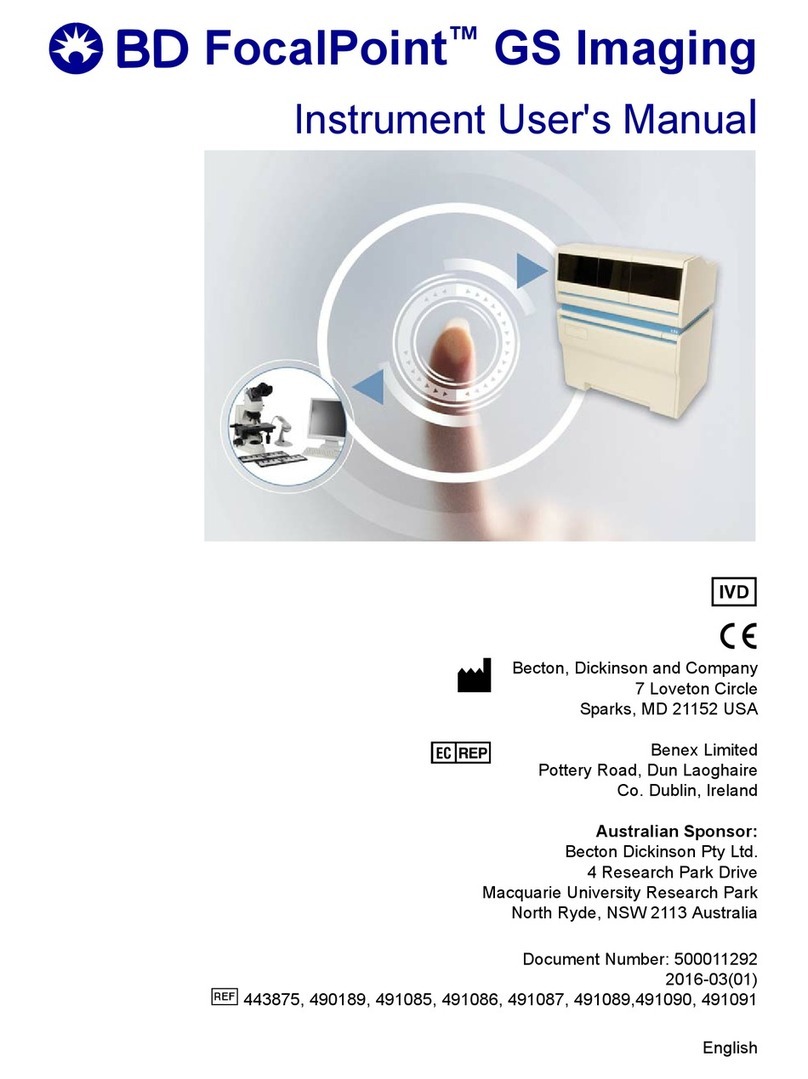 Becton Dickinson BD FocalPoint GS Imaging User manual