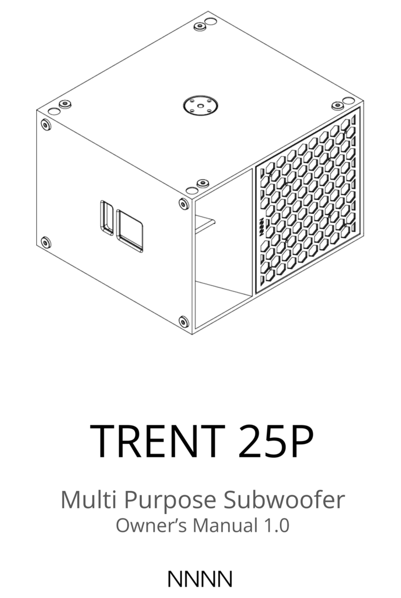 NNNN TRENT 25P owner's manual