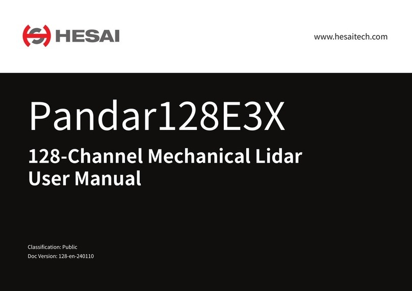 Hesai Pandar128E3X User manual