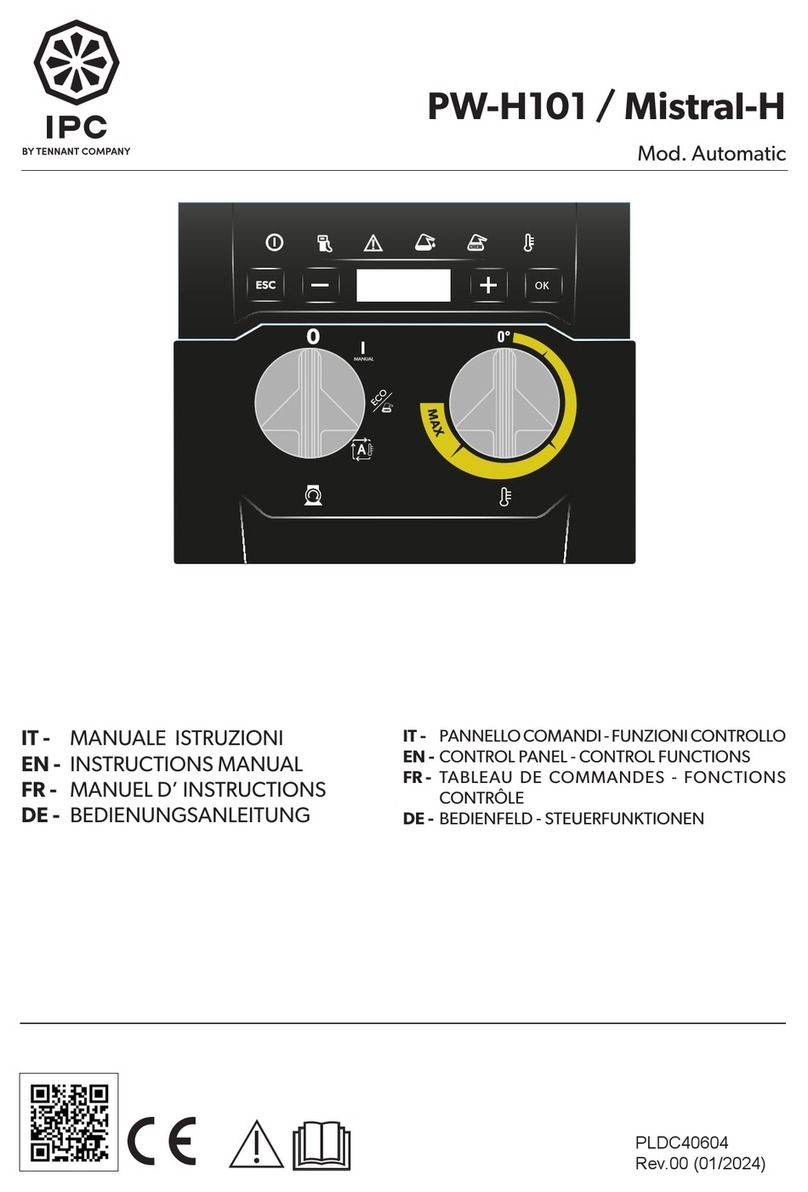 Tennant IPC PW-H101 User manual