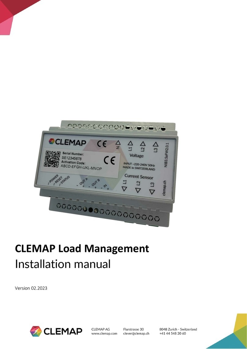 CLEMAP Load Management installation manual