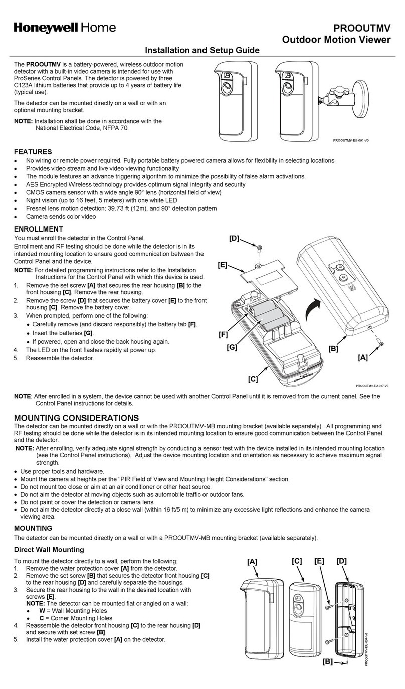 resideo Honeywell Home PROOUTMV Installation and setup guide resideo Honeywell Home PROOUTMV Installation and setup guide