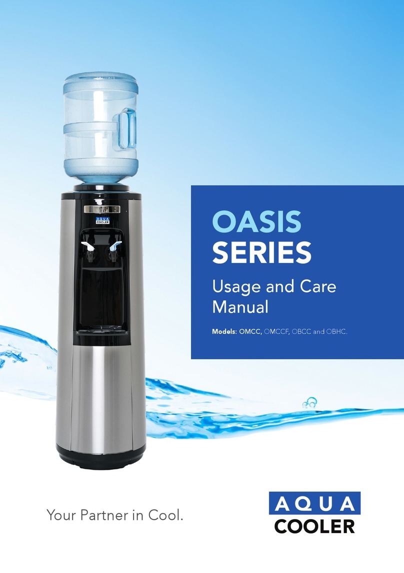 Aqua Cooler OASIS Series User manual