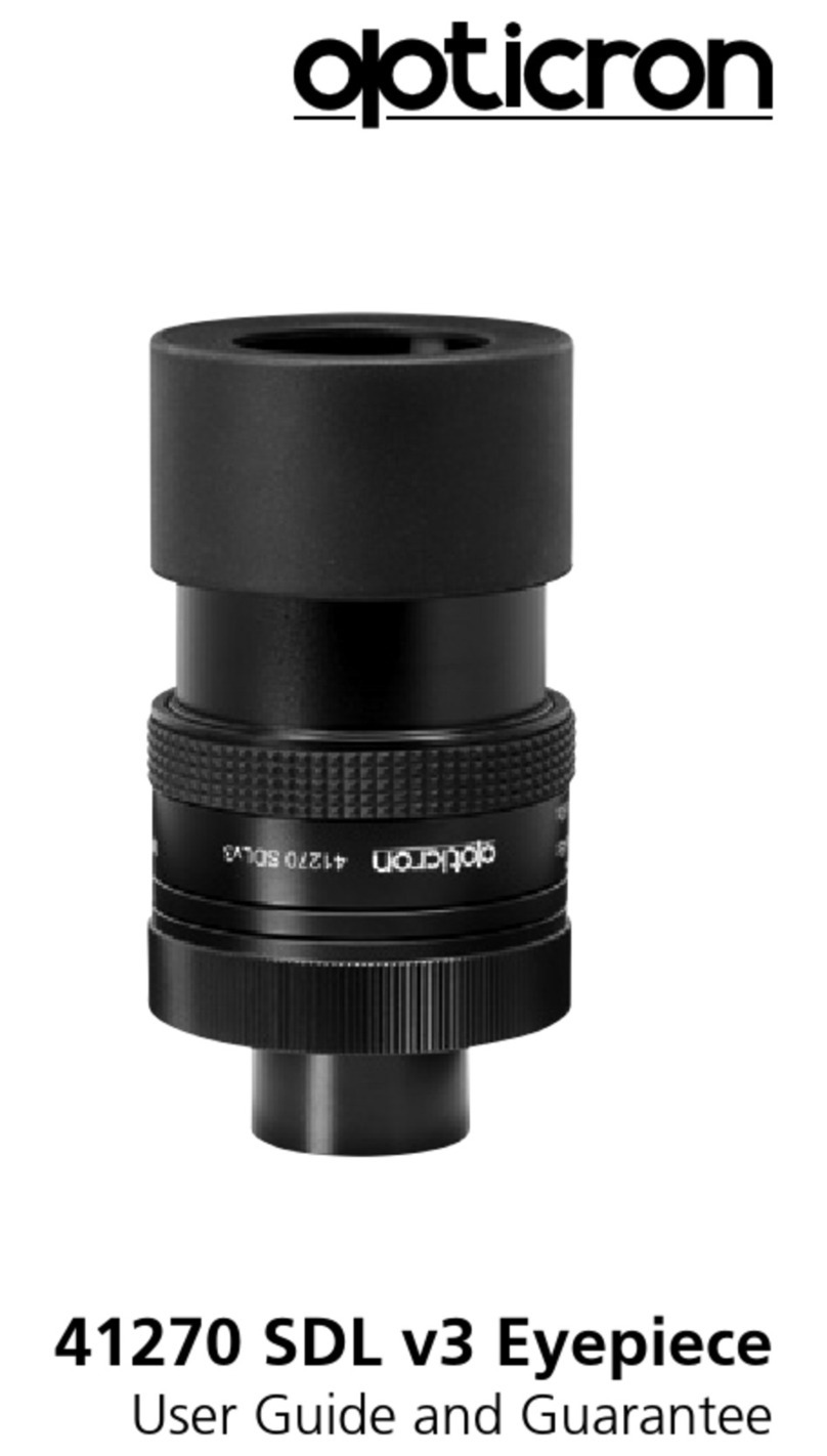 Opticron 41270 SDL v3 Eyepiece User guide and guarantee