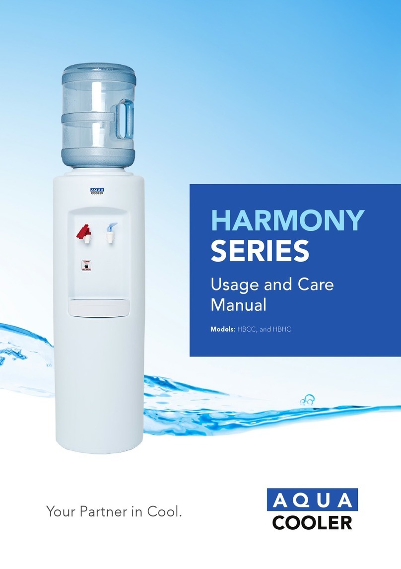 Aqua Cooler HARMONY Series Usage and Care Manual
