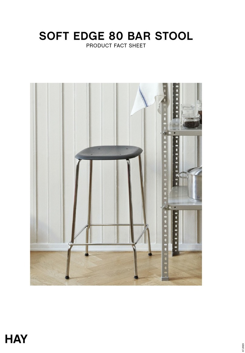 Hay SOFT EDGE 80 BAR STOOL User manual