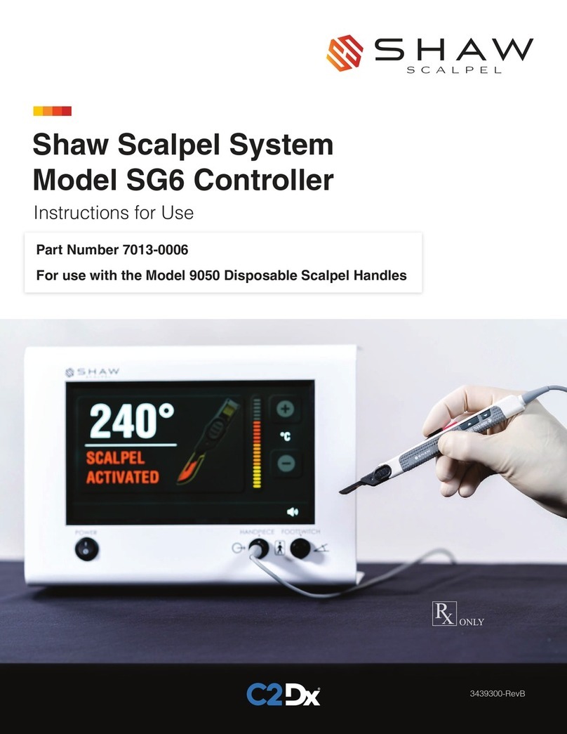 Shaw SG6 Instructions for use