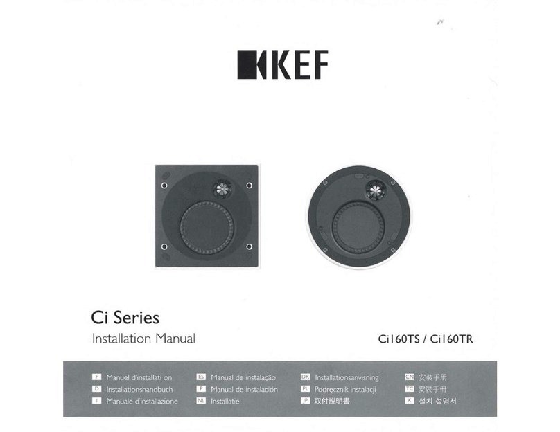 KEF Ci Series User manual