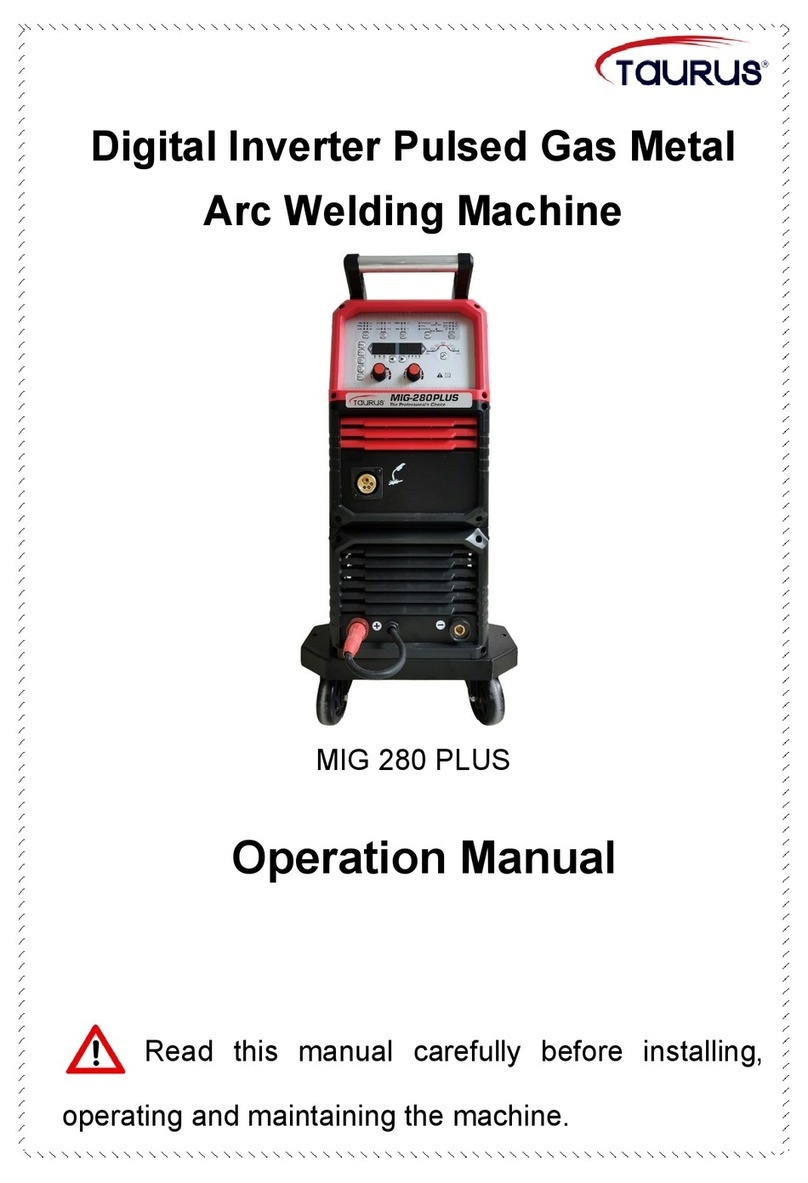 Taurus MIG 280 PLUS Operation manual