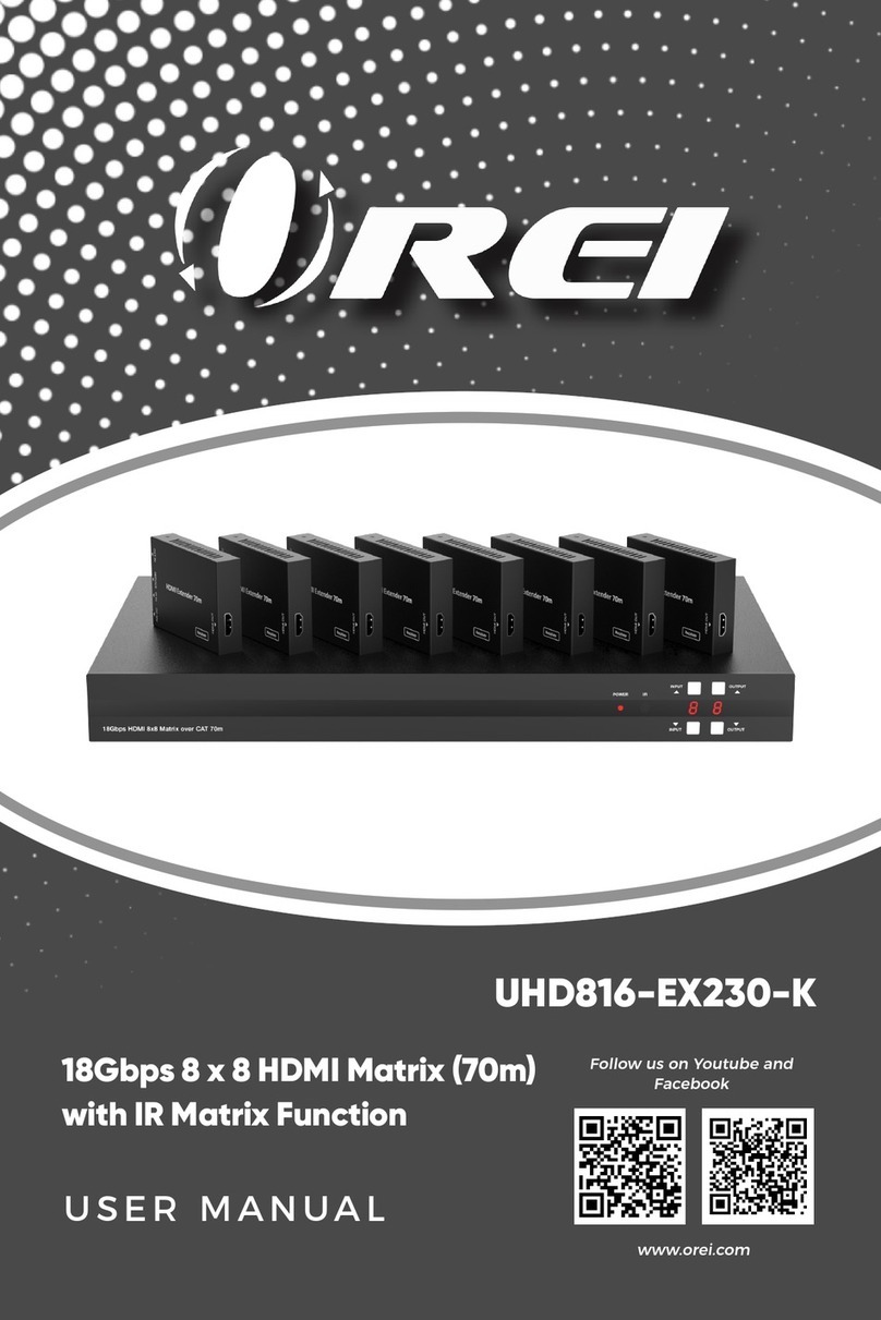 REI UHD816-EX230-K User manual