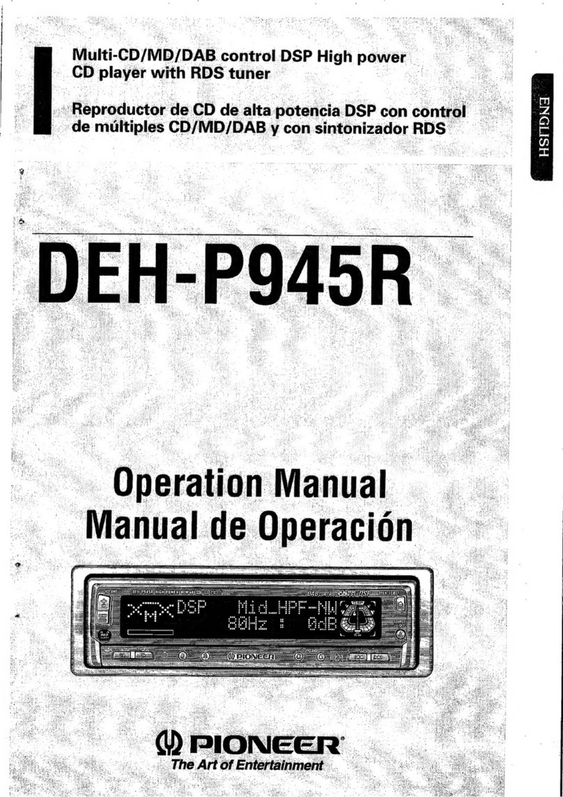 Pioneer DEH-P945R User manual